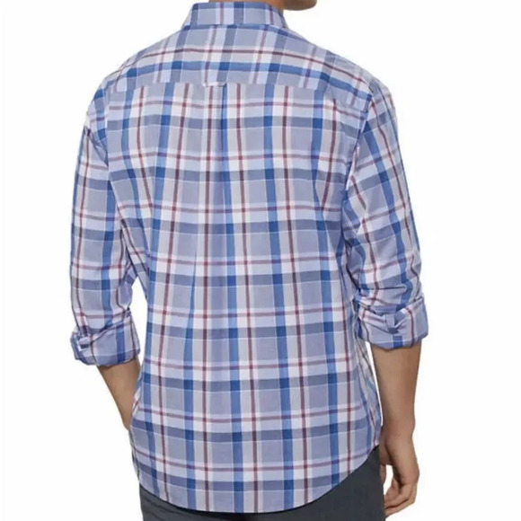 Izod Men’s 100% Cotton Dress Shirt - NWT Medium - Picture 4 of 7